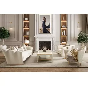 La Terrazza Silver Mist Rectangular End Table