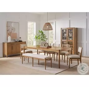Lachlan Beige Dining Bench