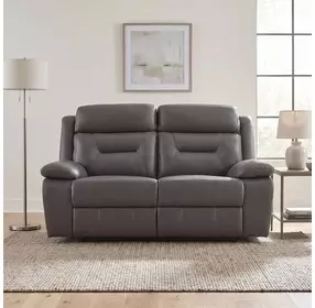 Laconia Dark Gray Double 63" Power Reclining Loveseat