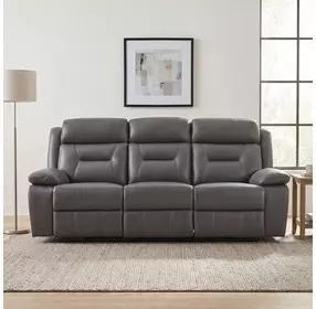 Laconia Dark Gray Double 87" Power Reclining Sofa