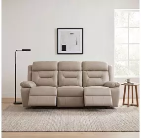 Laconia Latte Double 87" Power Reclining Sofa