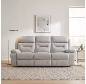 Laconia Silver Double 87" Reclining Sofa