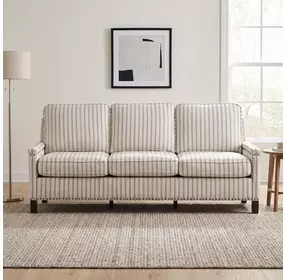 Landrum Beige And Gray 78" Sofa