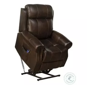 Langston Tonya Brown Power Lift Recliner with Power Headrest And Lumbar