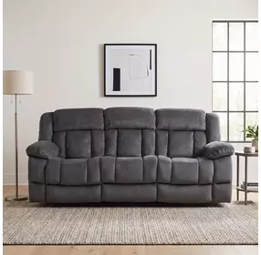 Laurelton Charcoal 90" Double Reclining Sofa