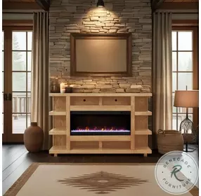 Laurel Canyon Natural 72" Mantel Fireplace