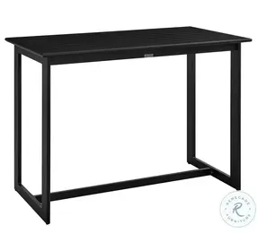 Cayman Black Outdoor Patio Bar Table Set