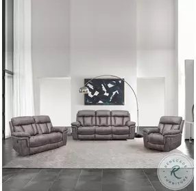 Estelle Gunmetal Performance Fabric Power Recliner