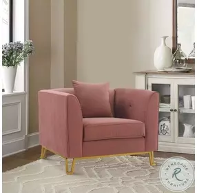 Everest Blush Fabric Chair