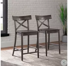 Calhoun Dark Brown 24" Counter Height Chair