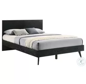 Petra Black Platform Bedroom Set