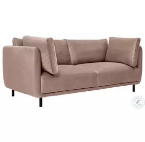 Serenity Mauve Velvet Sofa