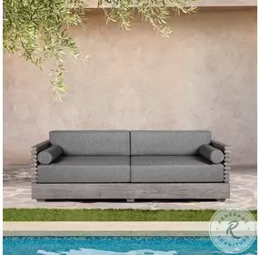 Vivid Light Gray Outdoor Patio Living Room Set