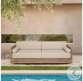 Vivid Brown Outdoor Patio Living Room Set