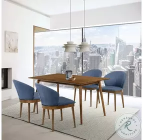 Westmont Walnut 59" Rectangular Dining Table