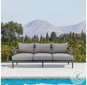 Zella Earl Gray Outdoor Patio Living Room Set