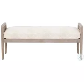 Leone LiveSmart Gellar Linen Bench