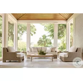 Aurora Sea Oat And Warm Shale Side Table