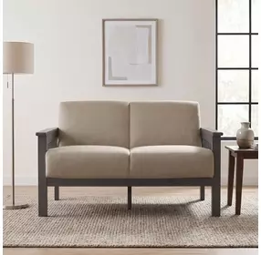 Lewiston Light Brown 50" Loveseat