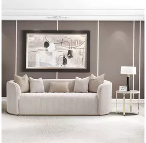 Ariana Beige 97" Sofa
