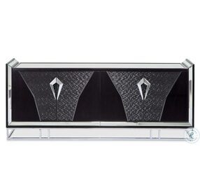 Monaco Elegance Glossy Charcoal Sand Console Table with 1 Drawer