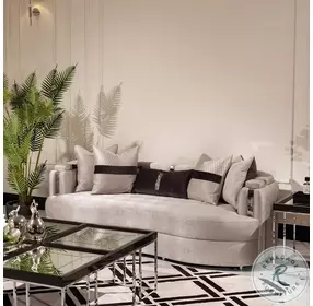 Monaco Elegance Zinc 104" Living Room Set