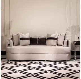 Carmela Zinc 104" Sofa