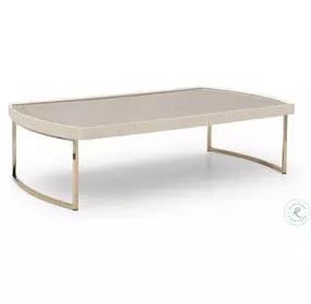 Lisbon Silken Matte Cream Occasional Table Set