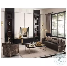 Lisbon Silken Matte Black Cocktail Table