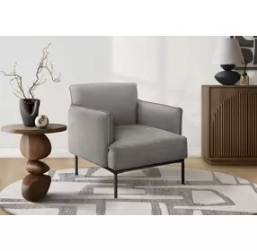 8083 Light Gray Upholstered Accent Chair