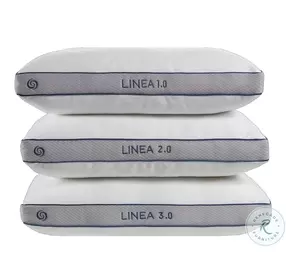 Linea White And Blue Personal Performance Plush Pillow