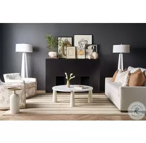 Anniston White Banswara Cocktail Table