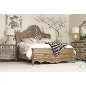 Versailles Caramel Froth And Paris Vintage Fretwork Nightstand