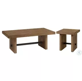 Landmark Weathered Oak 24" End Table