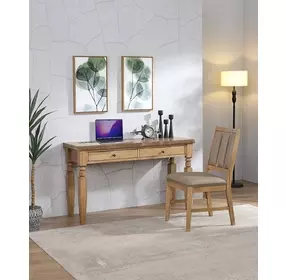 Logans Edge Brown Rectangular Sofa Table and Desk