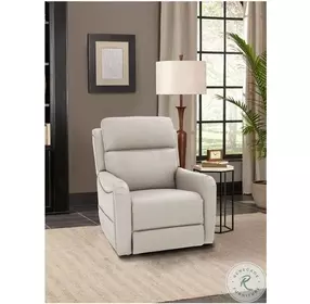 Longview Rainer Dove Power Lift Recliner with Power Headrest And Lumbar