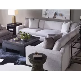 Great Room White 2 Piece Sectional