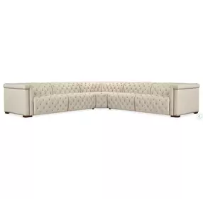 Sorelline Deux Aries Beach 5 Piece Modular Sectional with 4 Power Recliner