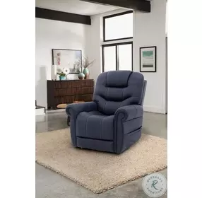 Lucas Canyon Ocean Performance Fabric Power Lift Recliner With Power Headrest Power Lumbar And 3 Zone Heat