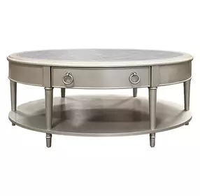 Kasa Gray and Champagne Sintered Stone Top Occassional Table Set