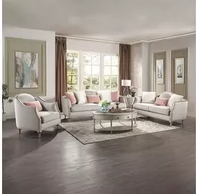 Kasa Gray and Champagne Oval Sintered Stone Top Cocktail Table