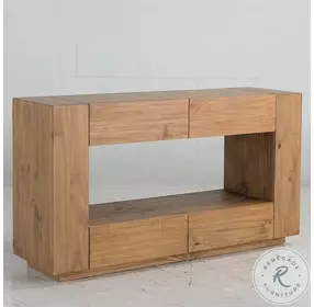 Harlan Oak Sofa Rectangular Table