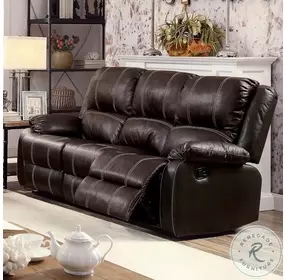 Zuriel Brown Reclining 78" Sofa
