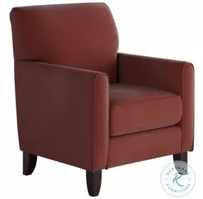 Bella Rouge Straight Arm Accent Chair
