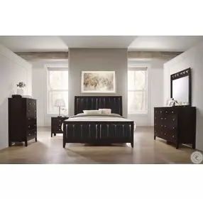 Luke Antique Black Nightstand