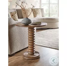 Commerce and Market Natural Spindle Accent Table