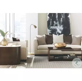 Modern Streamline Neutral Sofa
