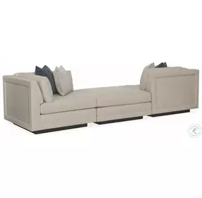Modern Fusion Beige Modular Sofa