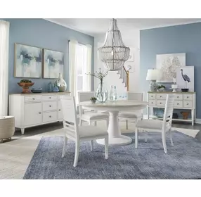 Whisperbay Sea Pearl and Driftwood 72" Extendable Oval Dining Table