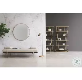 Modern Edge Satin Ebony And Whisper Of Gold Daybed